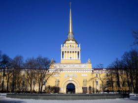 Санкт-Петербург. Домовая церковь Захарии и Елисаветы в башне Главного Адмиралтейства