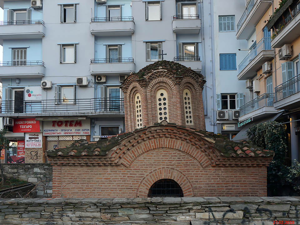 Салоники (Θεσσαλονίκη). Церковь Спаса Преображения. архитектурные детали