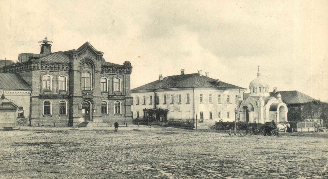 Часовня Иверской иконы Божией Матери, Клин (Клинский городской округ, Московская область). архивная фотография, Фото из архивов примерно 1900 год.