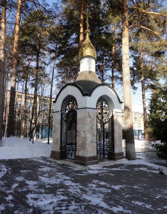 Новосибирск. Часовня Димитрия Донского при Центре профессиональной подготовки ГУ МВД. фасады