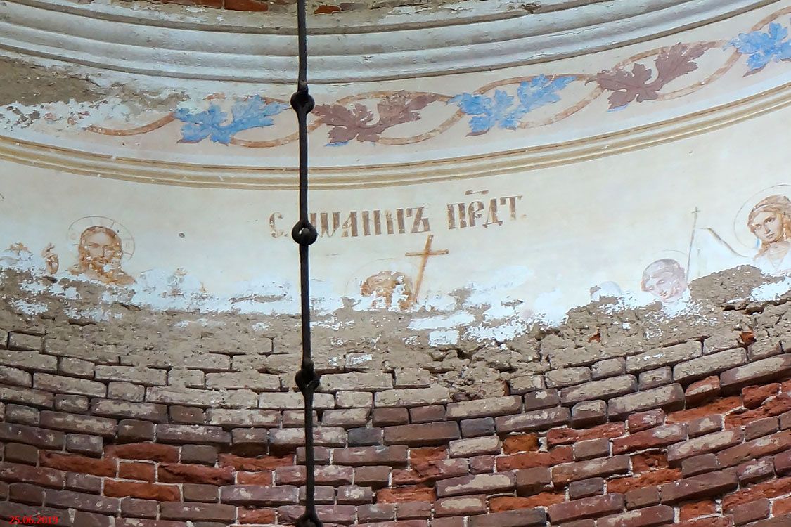 Церковь Вознесения Господня, Кирилловское, урочище (Максатихинский район, Тверская область). интерьер и убранство