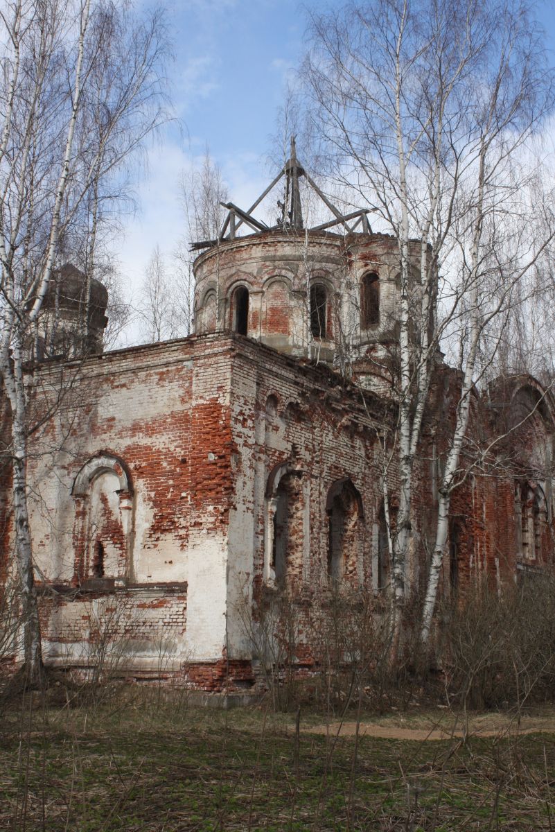 Церковь Вознесения Господня, Кирилловское, урочище (Максатихинский район, Тверская область). архитектурные детали
