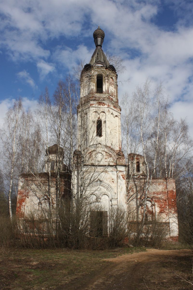 Церковь Вознесения Господня, Кирилловское, урочище (Максатихинский район, Тверская область). фасады