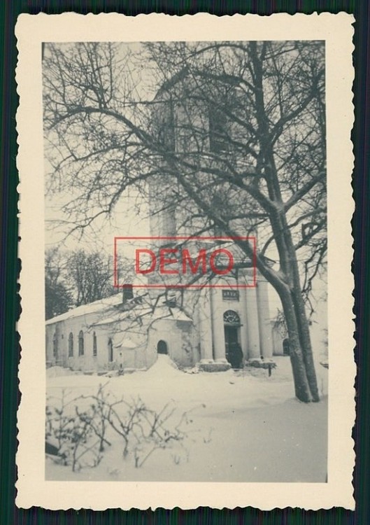 Подберезье. Церковь Григория Богослова. архивная фотография, Фото 1941 г. с аукциона e-bay.de