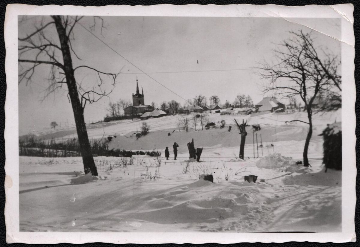 Церковь Александра Невского (старая), Успенское (Вяземский район, Смоленская область). архивная фотография