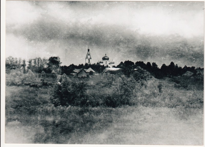 Церковь Смоленской иконы Божией Матери, Климов Завод (Юхновский район, Калужская область). архивная фотография, Частная коллекция. Фото 1910 г.