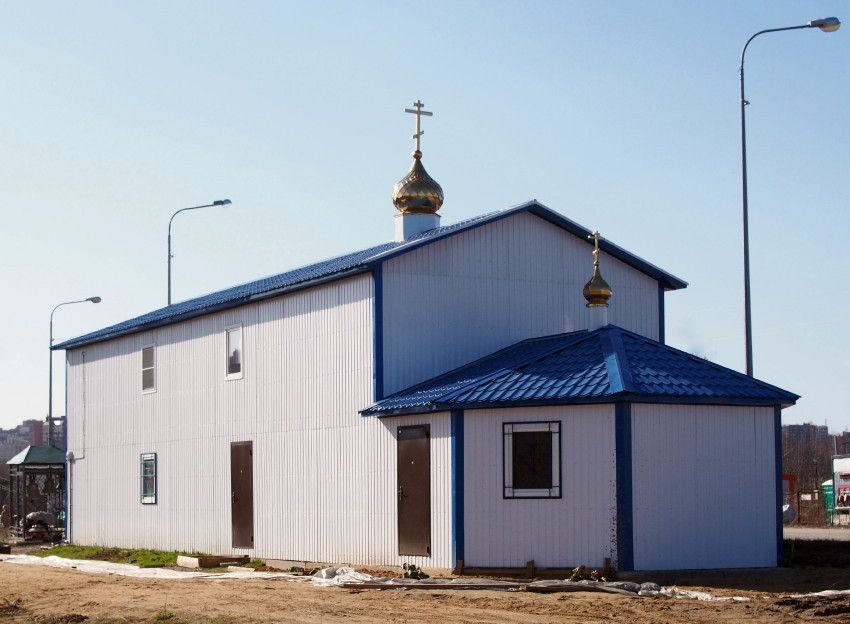 Церковь Ольги равноапостольной (временная), Новое Девяткино (Всеволожский район, Ленинградская область). фасады