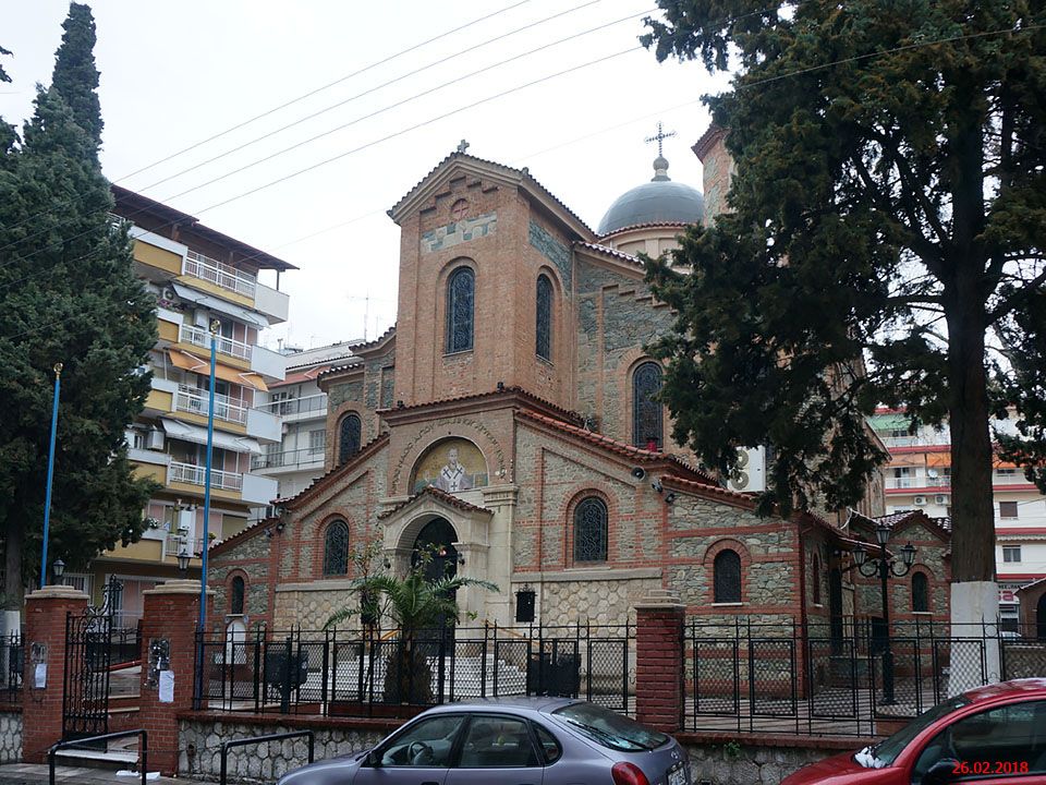 Салоники (Θεσσαλονίκη). Церковь Иоанна Златоуста. фасады