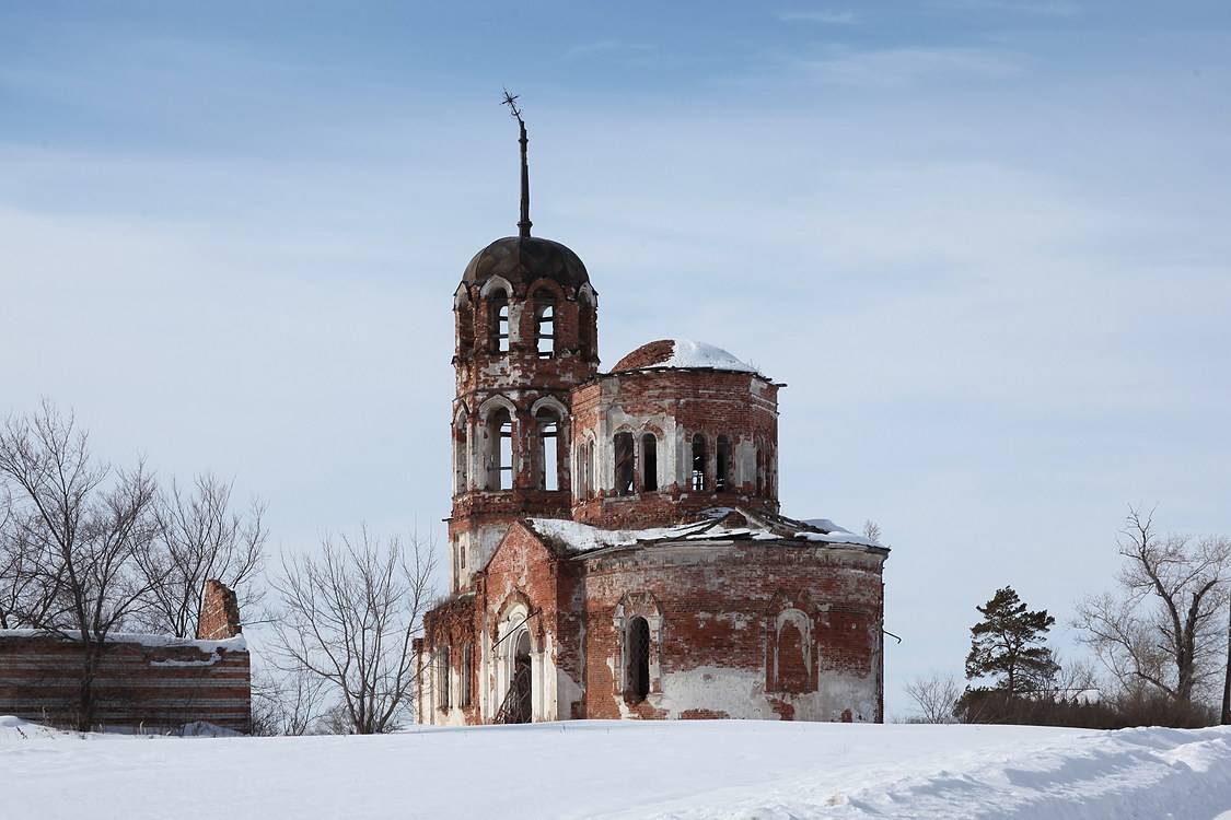 Иванково. Церковь Николая Чудотворца. фасады, Вид с юго-востока