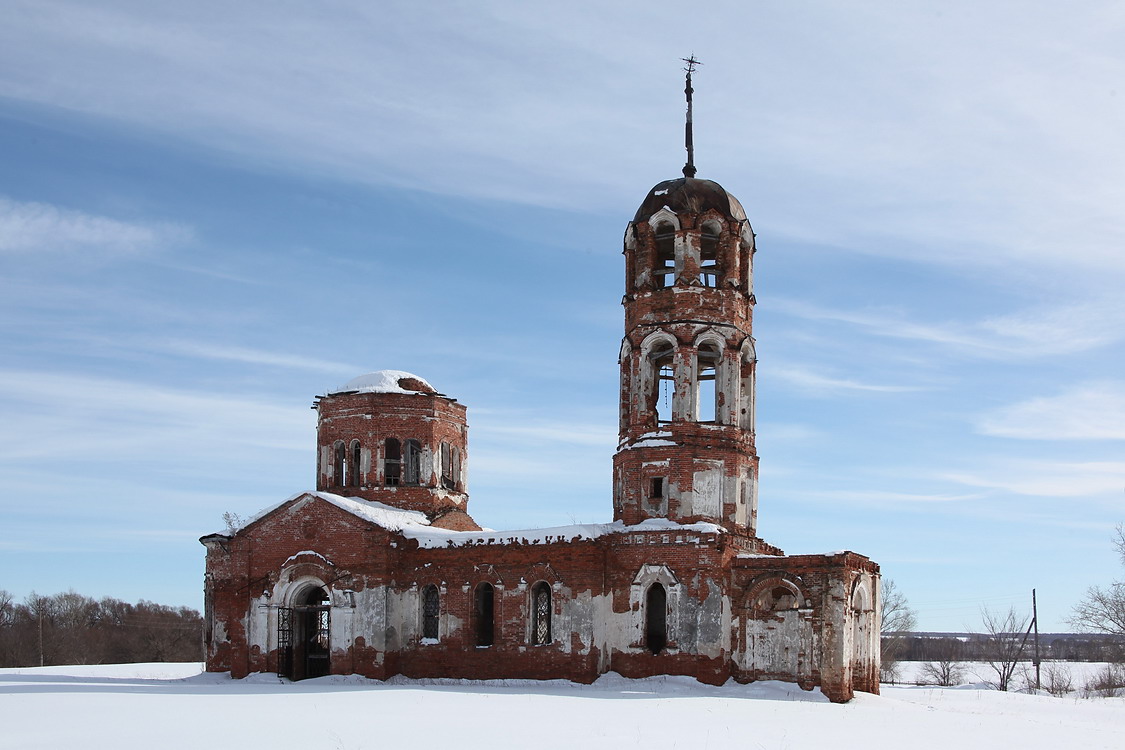 Иванково. Церковь Николая Чудотворца. фасады, Северный фасад