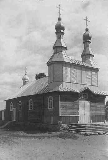 Церковь Покрова Пресвятой Богородицы, Жуков Борок (Столбцовский район, Беларусь, Минская область). архивная фотография