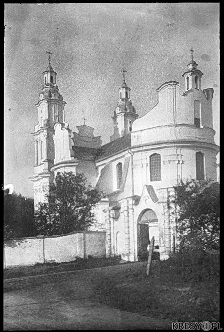 Березвечье. Березвечский Рождество-Богородицкий женский монастырь. Церковь Рождества Пресвятой Богородицы. архивная фотография, Частная коллекция. Фото 1920-х годов