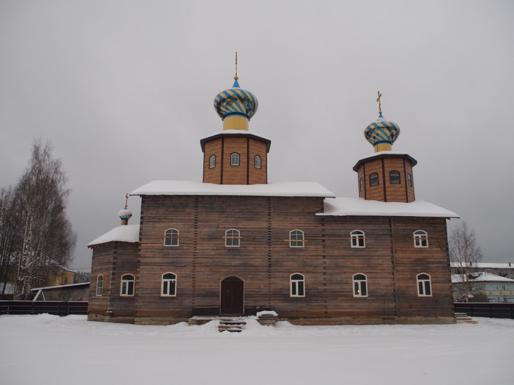 Церковь Казанской иконы Божией Матери, Октябрьский (Устьянский район, Архангельская область). фасады