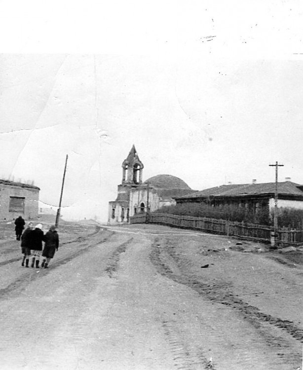 Большое Баландино. Церковь Михаила Архангела. архивная фотография, Фото советского периода