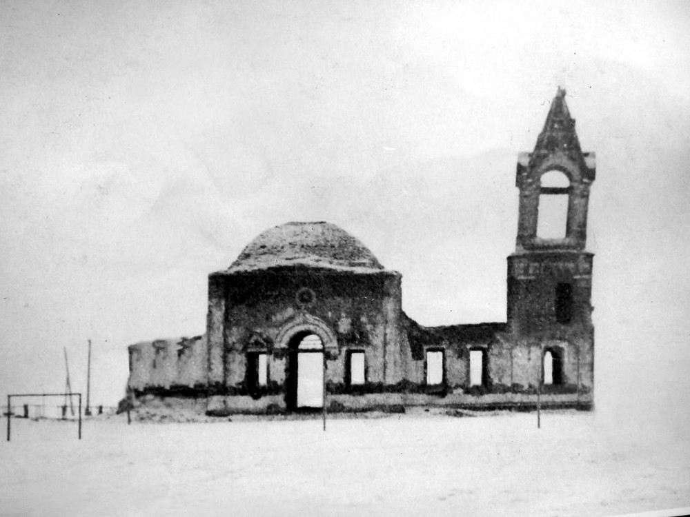 Большое Баландино. Церковь Михаила Архангела. архивная фотография, Фото советского периода