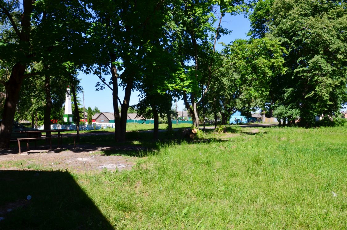 Церковь Покрова Пресвятой Богородицы, Брянкустичи (Унечский район, Брянская область). общий вид в ландшафте