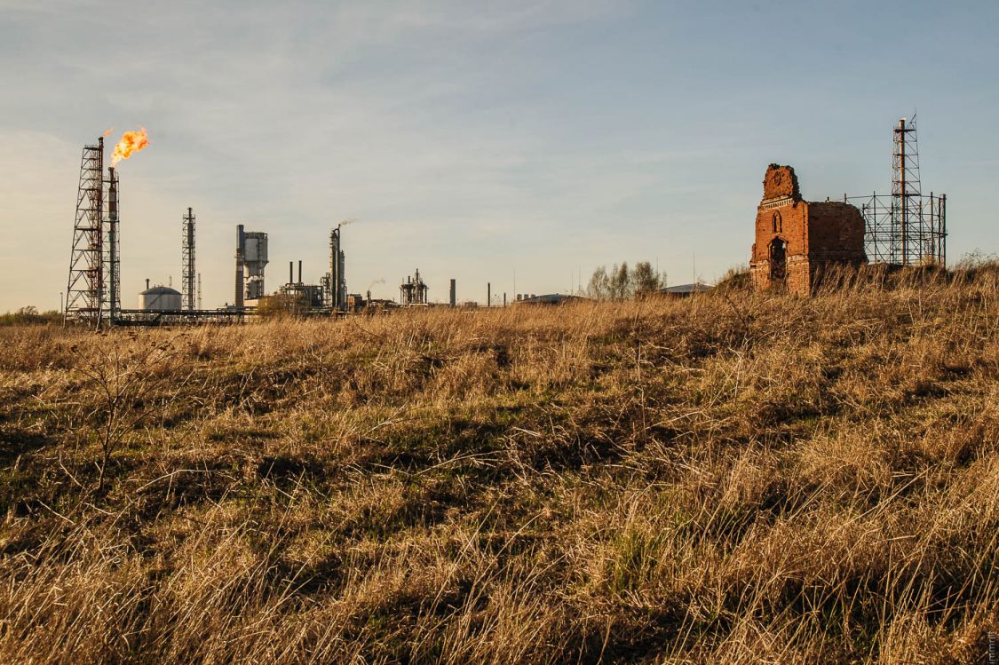 Кусакино, урочище. Неизвестная часовня. общий вид в ландшафте, Общий вид