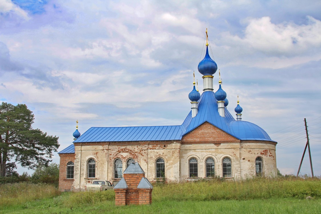 Микшино. Церковь Сретения Господня. фасады