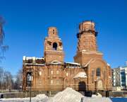 Церковь Троицы Живоначальной (строящаяся), Вид с юга<br>, Назарово, Назарово, город, Красноярский край