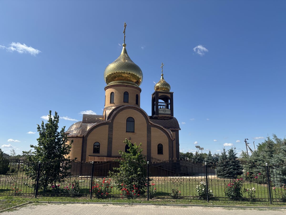 Церковь Рождества Иоанна Предтечи, Чернышковский (Чернышковский район, Волгоградская область). общий вид в ландшафте