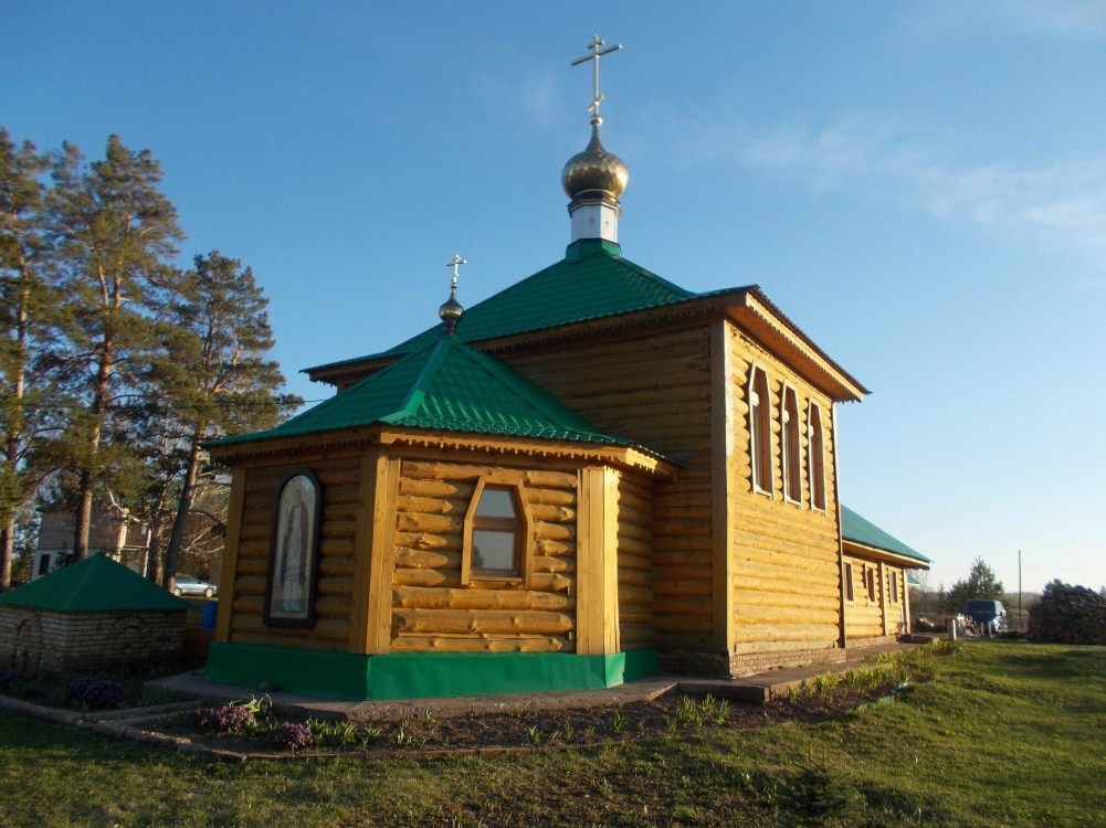Бугабашский Богородице-Одигитриевский женский монастырь.Церковь Серафима Саровского, Бугабашево (Бакалинский район, Республика Башкортостан). фасады