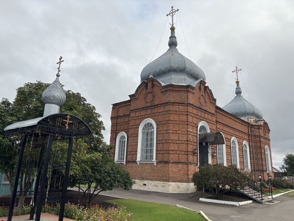 Церковь Михаила Архангела, Рудня (Руднянский район, Волгоградская область). общий вид в ландшафте