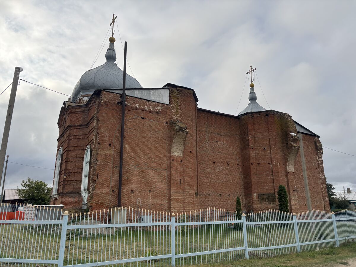 Церковь Михаила Архангела, Рудня (Руднянский район, Волгоградская область). общий вид в ландшафте