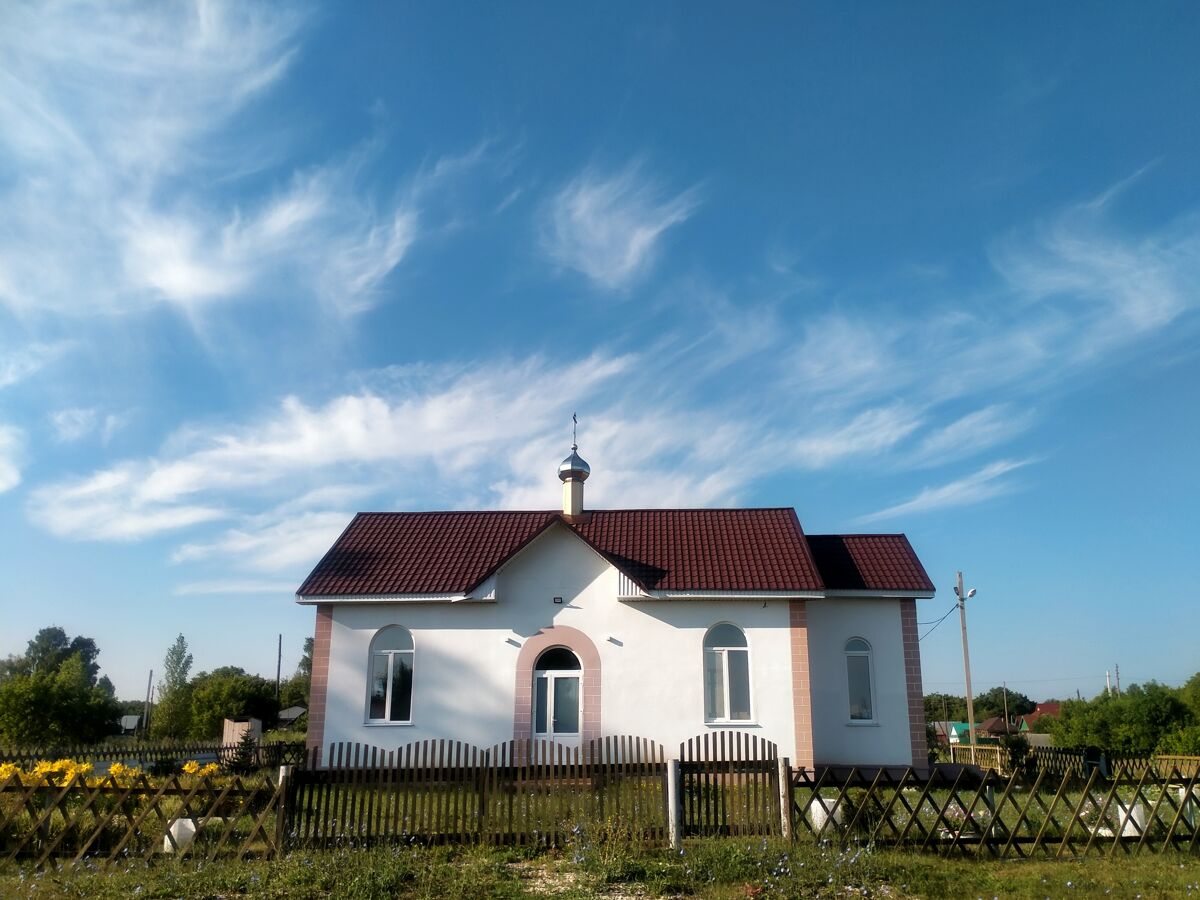 Церковь Михаила Архангела, Берёзовка (Бузулукский район, Оренбургская область). общий вид в ландшафте