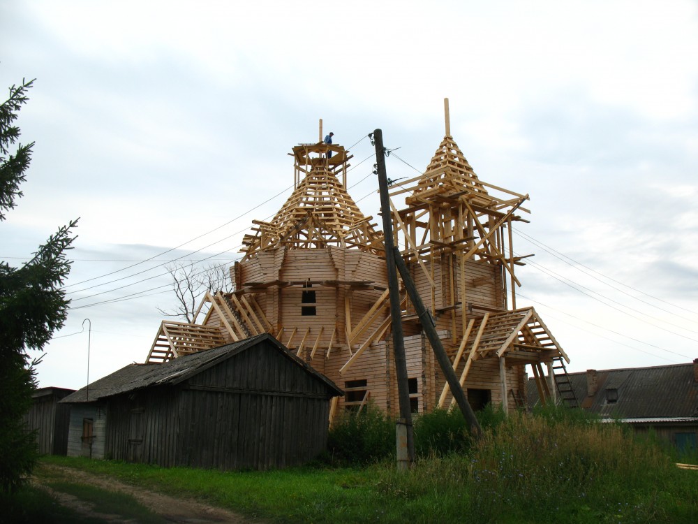 Церковь Троицы Живоначальной (строящаяся), Кырчаны (Нолинский район, Кировская область). фасады