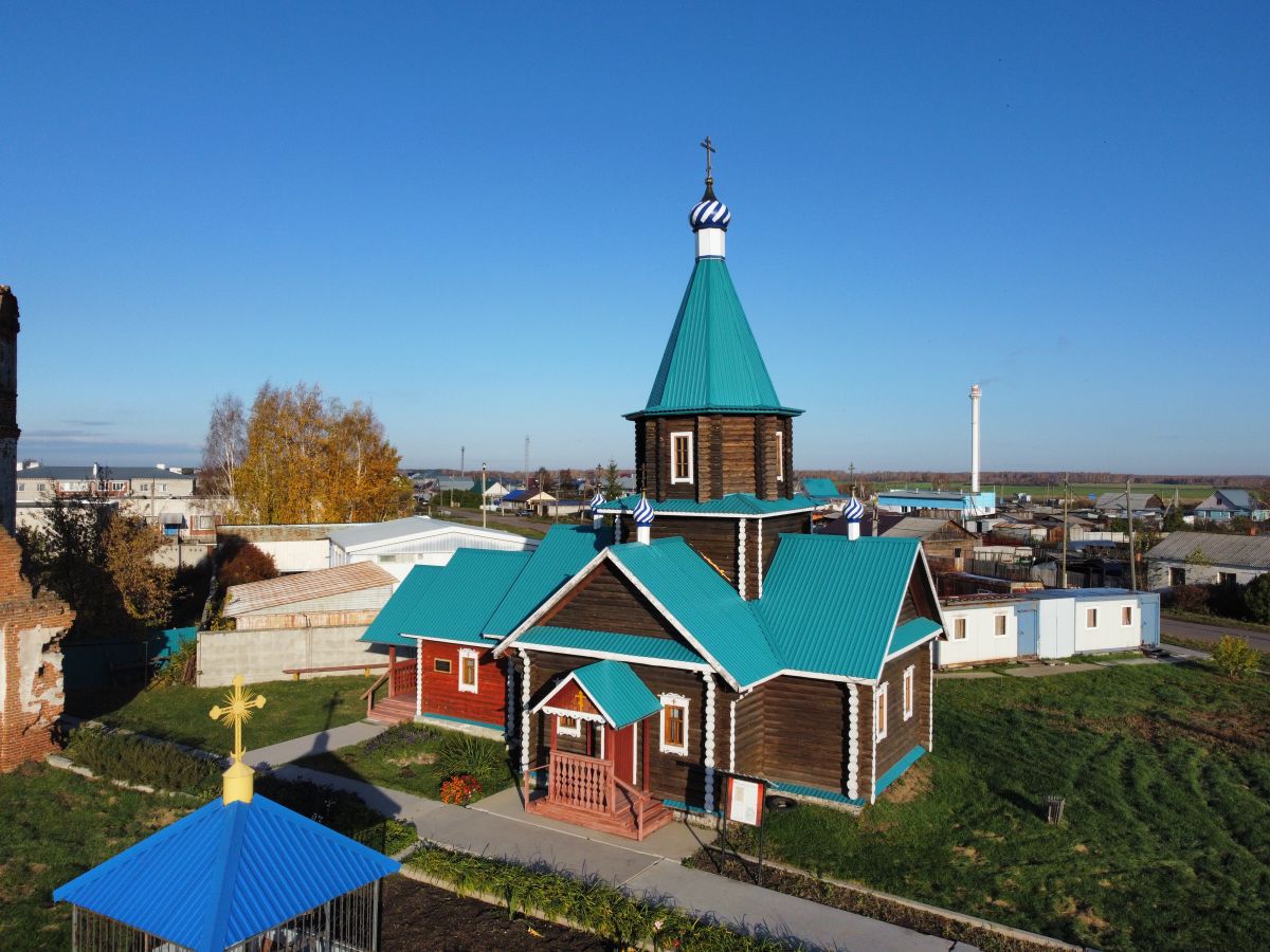 Церковь Покрова Пресвятой Богородицы (новая), Песчано-Коледино (Далматовский район, Курганская область). фасады, Южный фасад