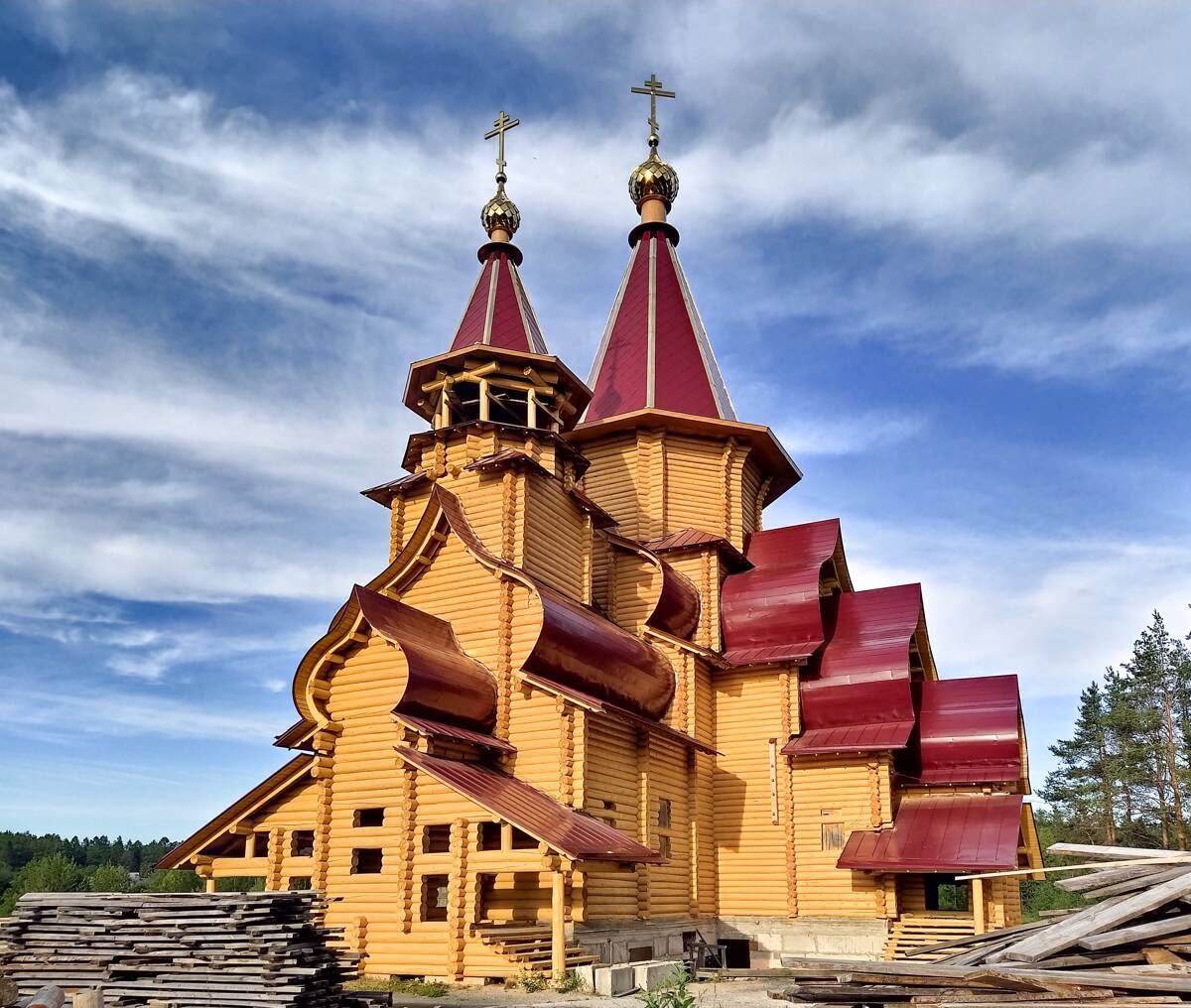 Церковь Воздвижения Креста Господня, Савинский (Плесецкий район, Архангельская область). фасады