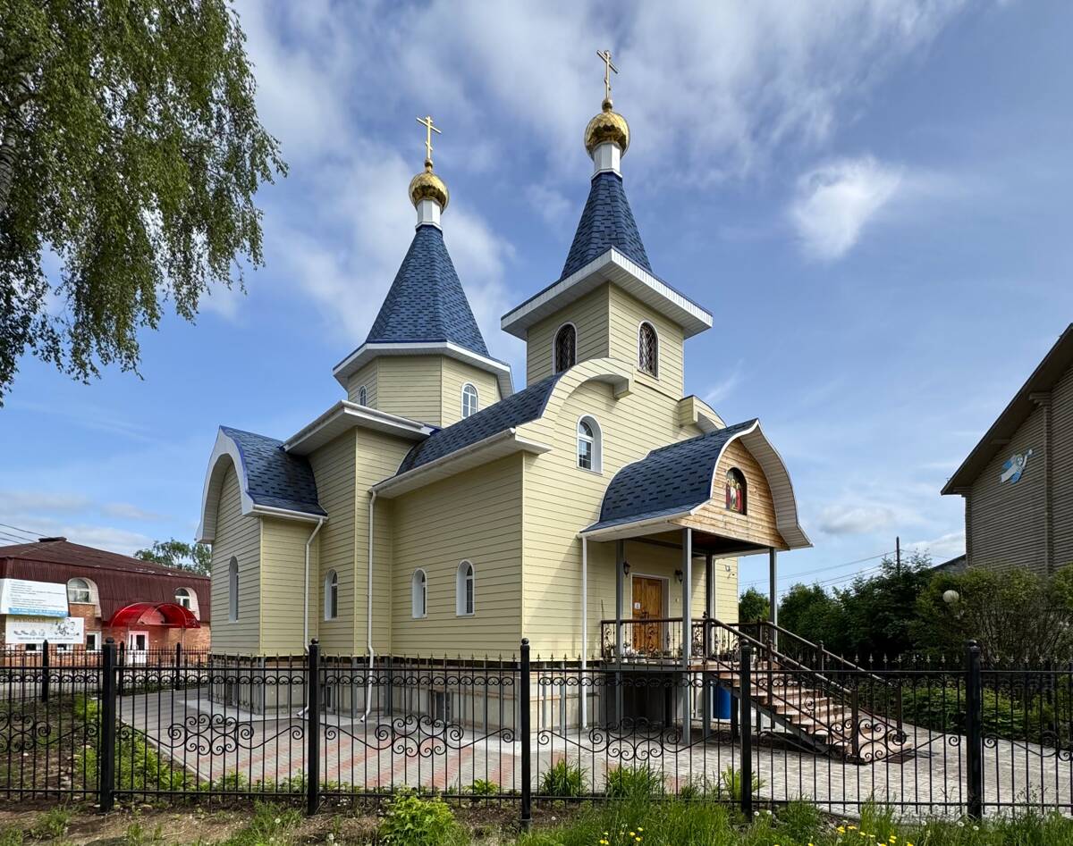Церковь Сретения Господня (новая), Выльгорт (Сыктывдинский район, Республика Коми). фасады, Вид с северо-запада
