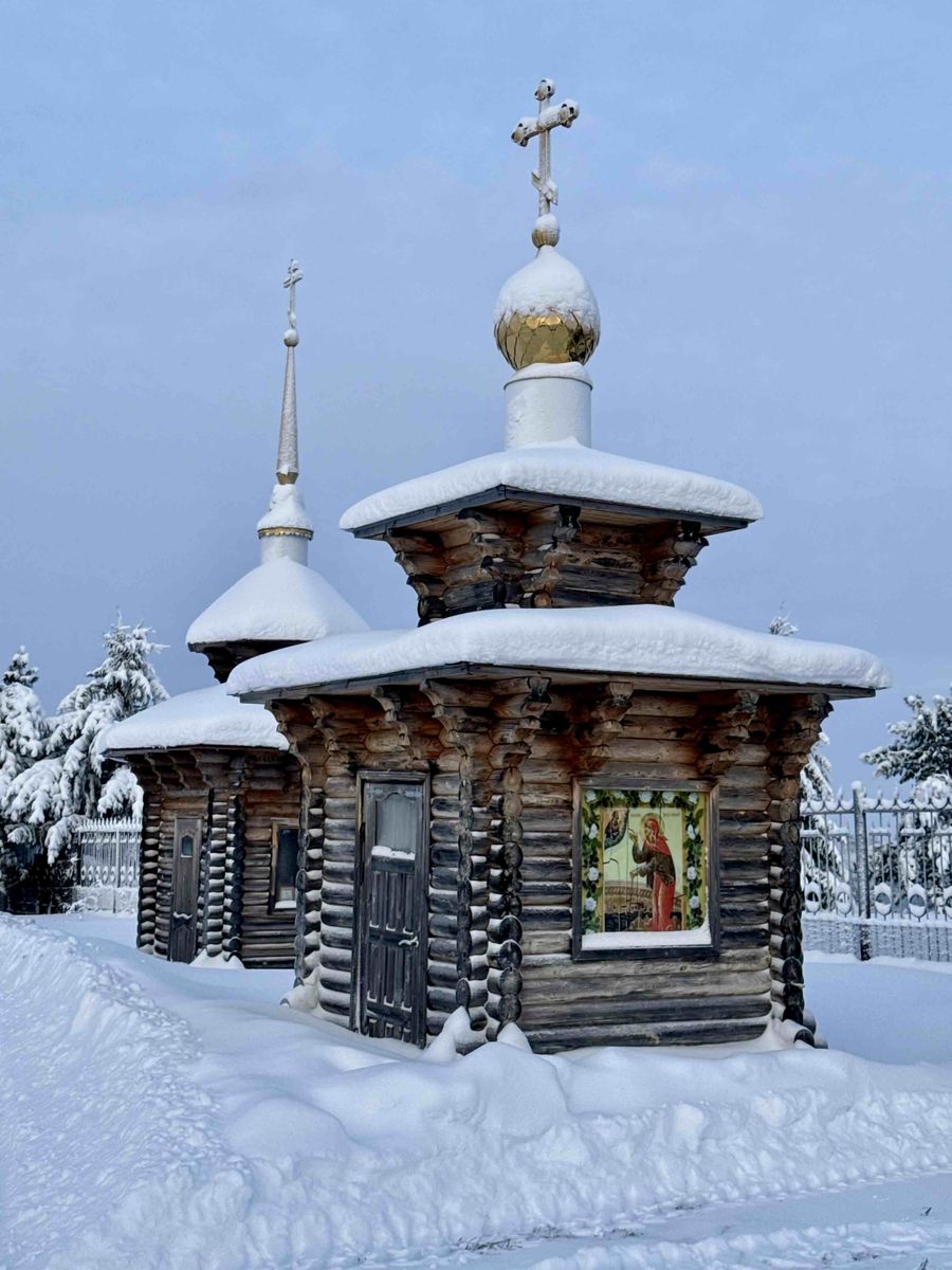 фасады. Ыбский Серафимовский женский монастырь. Неизвестная часовня, Ыб (Сыктывдинский район, Республика Коми)
