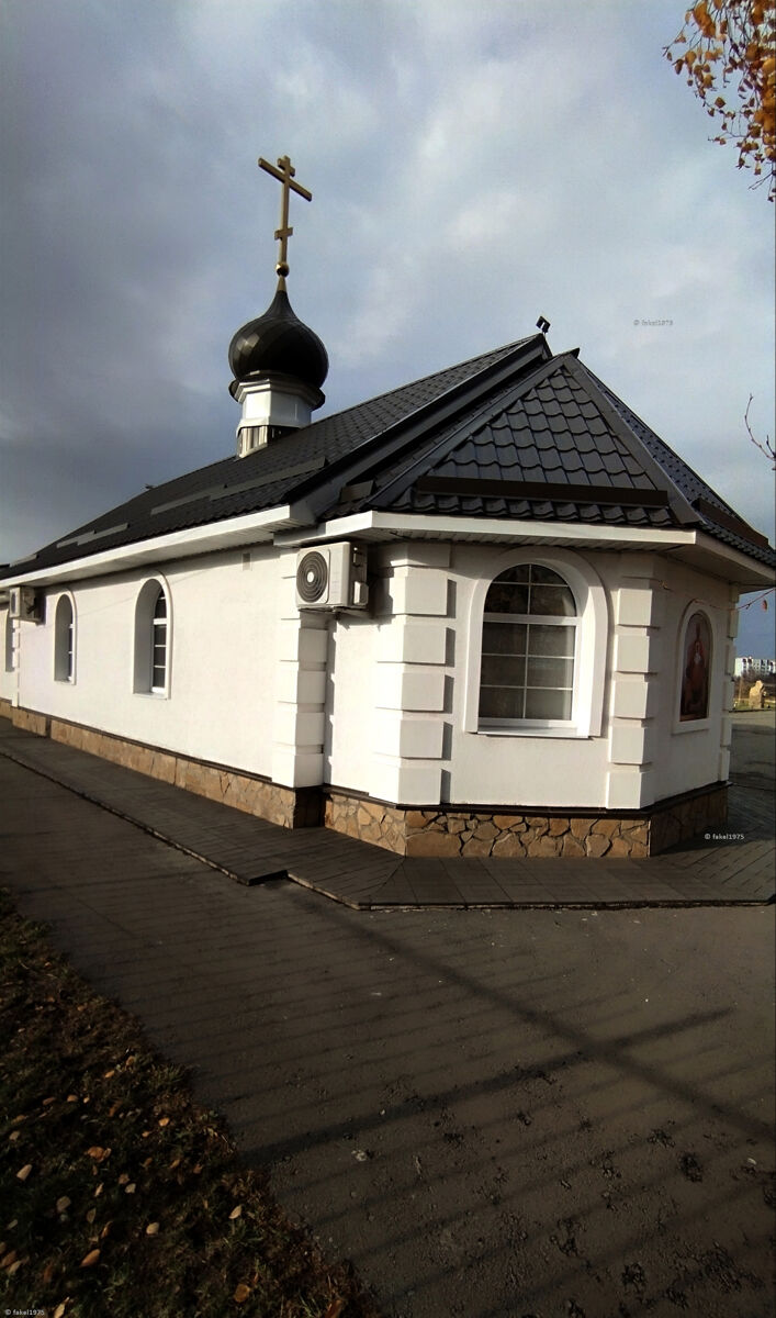 Церковь Державной иконы Божией Матери (временная), Новая Усмань (Новоусманский район, Воронежская область). общий вид в ландшафте