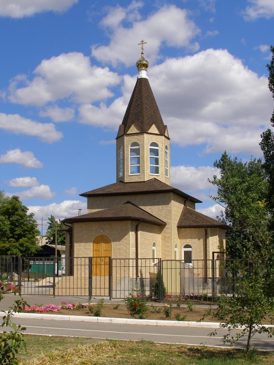 Новозарянский. Церковь Георгия Победоносца. фасады, Вид с юго-запада