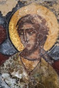 Введенский монастырь. Собор Рождества Пресвятой Богородицы (Введения Пресвятой Богородицы во храм), Ангел. Фрагмент композиции "Ветхозаветная Троица".<br>, Питарети, Квемо-Картли, Грузия
