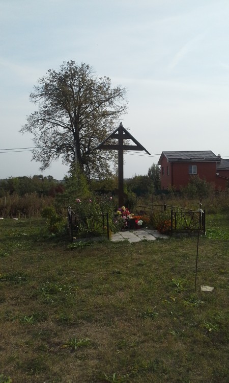 Церковь Троицы Живоначальной, Троицкие Озёрки (Коломенский городской округ, Московская область). общий вид в ландшафте, место где стоял Троицкий храм