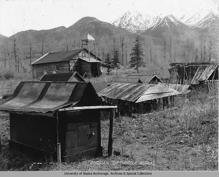 Эклутна. Церковь Николая Чудотворца (старая). архивная фотография, Фото 1940-1941 годов