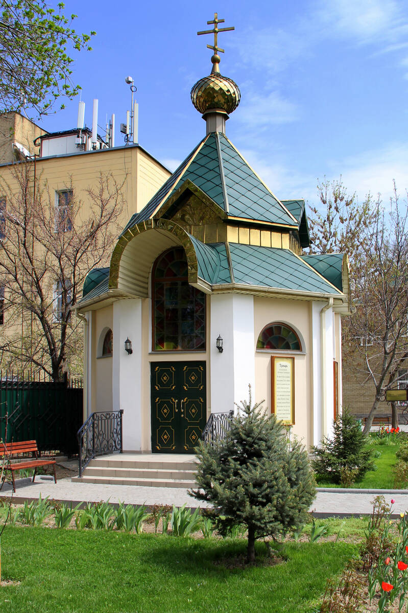 Иверско-Серафимовский женский монастырь. Часовня Серафима Саровского, Алматы (Алматы, город, Казахстан). фасады