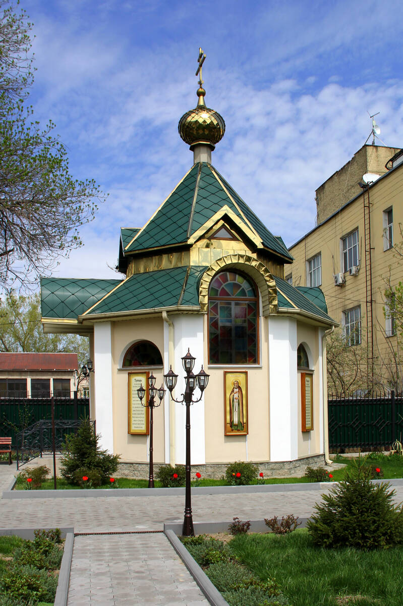 Иверско-Серафимовский женский монастырь. Часовня Серафима Саровского, Алматы (Алматы, город, Казахстан). фасады