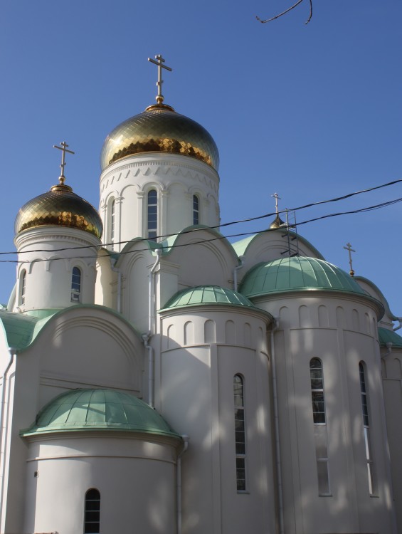 Церковь Андрея Боголюбского в Текстильщиках (каменная), Текстильщики (Юго-Восточный административный округ (ЮВАО), г. Москва). архитектурные детали, Основной объем, вид с северо-востока