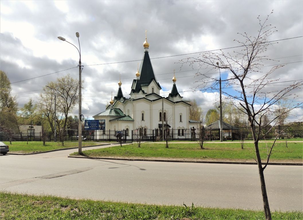 Церковь Елисаветы Феодоровны, Автозаводский район (Нижний Новгород, город, Нижегородская область). общий вид в ландшафте, Вид с северо-востока