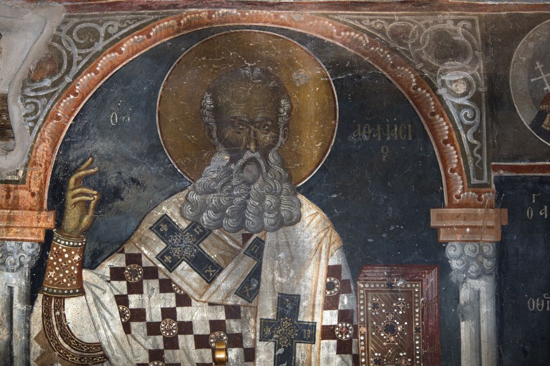 Церковь Афанасия Великого, Кастория (Эпир и Западная Македония, Греция). интерьер и убранство, Афанасий Великий