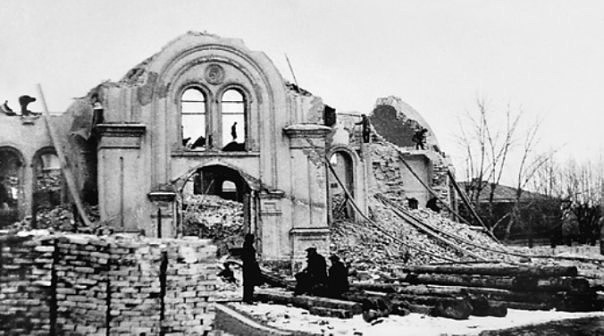 Церковь Георгия Победоносца, Варениковская (Крымский район, Краснодарский край). архивная фотография, 1930-е годы