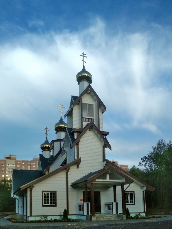 Церковь Сергия Радонежского и всех святых Земли Вологодской, Череповец (Череповец, город, Вологодская область). фасады, Череповец. Храм в честь преподобного Сергия Радонежского и всея святых Земли Вологодской