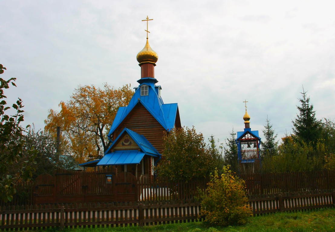 Церковь Покрова Пресвятой Богородицы, ВНИИОХ, посёлок (Верхнехавский район, Воронежская область). фасады, Вид с северо-запада
