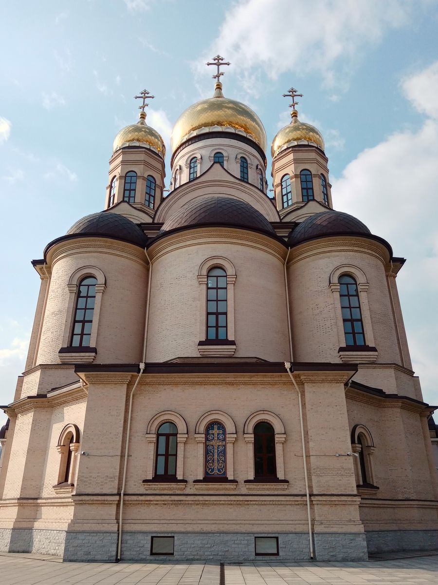 Кафедральный собор Преображения Господня, Владивосток (Владивосток, город, Приморский край). архитектурные детали, Восточная (алтарная) сторона собора