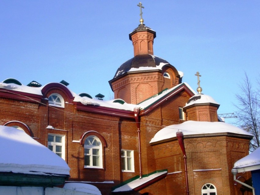 Церковь Иоанна Предтечи, Томск (Томск, город, Томская область). фасады, служебный корпус, вид с юго-востока