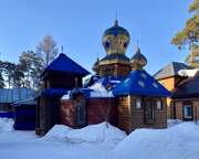 Церковь Благовещения Пресвятой Богородицы, Вид от ворот<br>, Тимирязевское, Томск, город, Томская область
