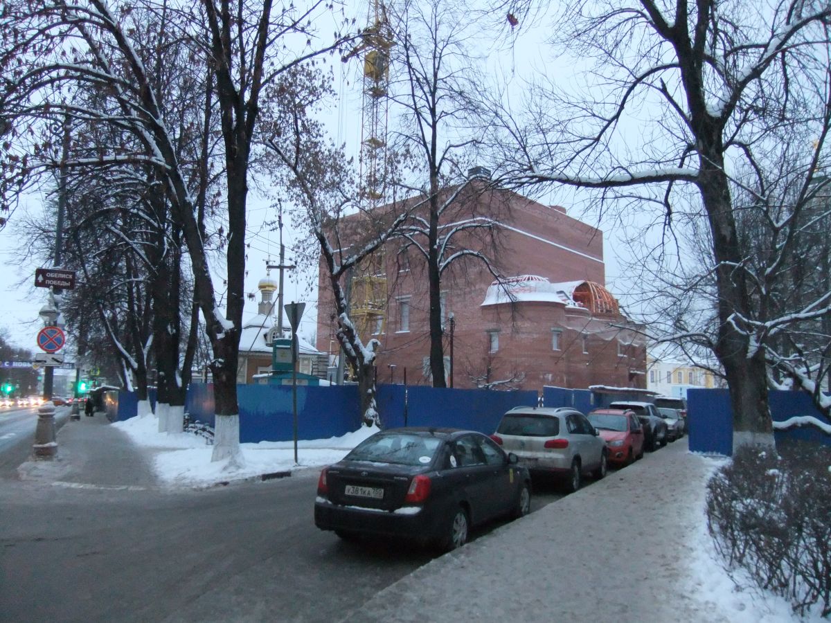 Собор Преображения Господня (новый), Тверь (Тверь, город, Тверская область). документальные фотографии, строительство храма